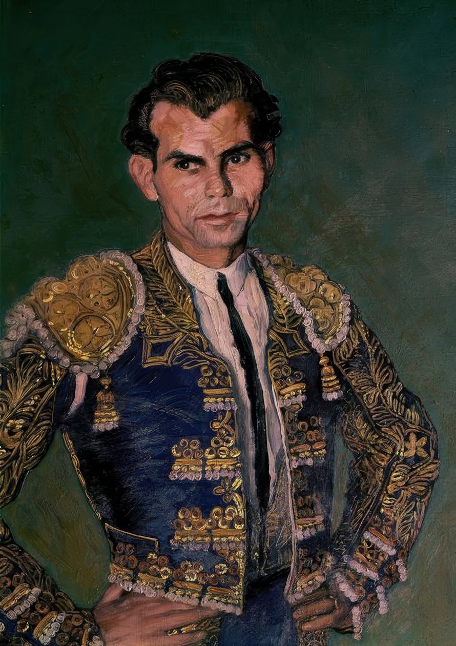 DOMINGO ORTEGA 1945– DETALLE tekijältä Ignacio Zuloaga y Zabaleta