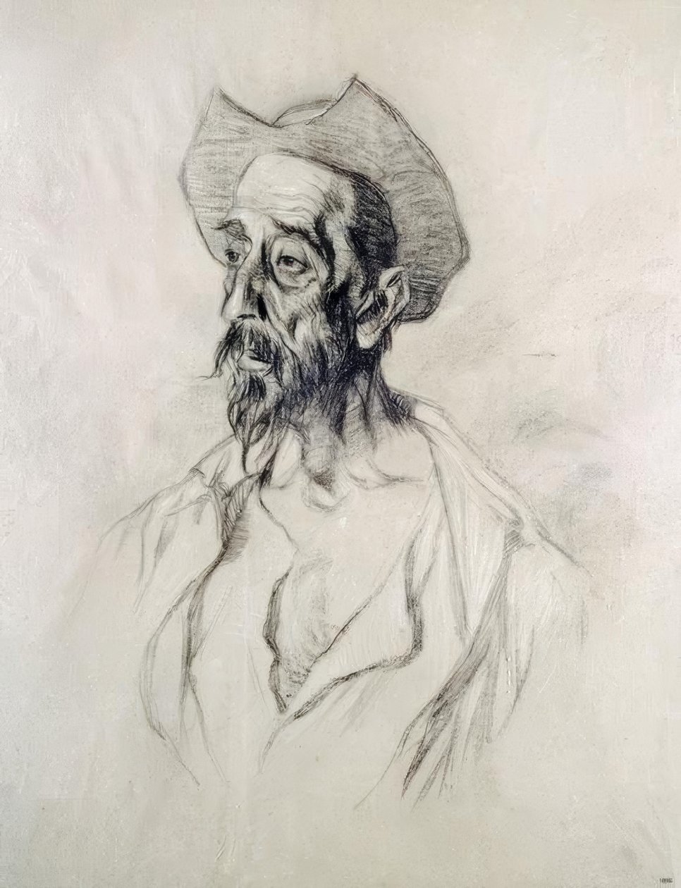 Don Quijote / I. Zuloaga / Piirustus 1927 tekijältä Ignacio Zuloaga y Zabaleta