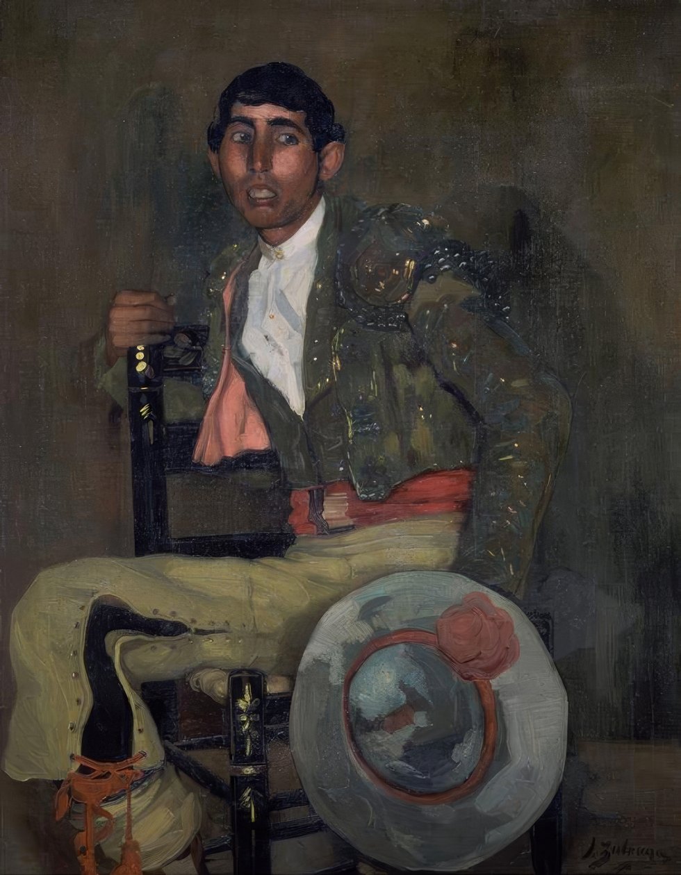 EL PICADOR - XX vuosisadan - ÖLJY / KANKAS - 137X115 CM tekijältä Ignacio Zuloaga y Zabaleta