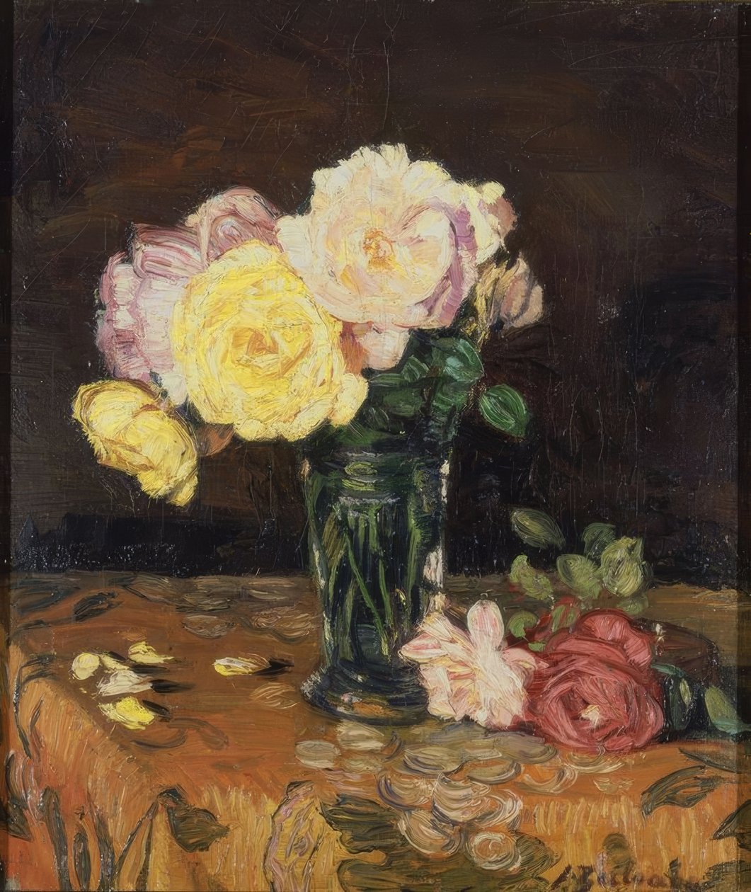 MALJAKO RUUSUSILLA - 1931 - O / L - 50 × 43 CM tekijältä Ignacio Zuloaga y Zabaleta
