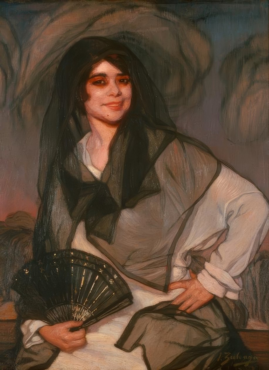 Meine Cousine Esperanza tekijältä Ignacio Zuloaga y Zabaleta