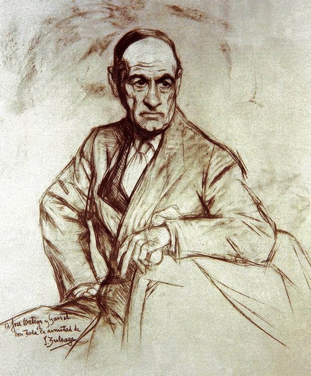 ORTEGA Y GASSET JOSE (1883–1955) - 1900-luvun espanjalainen filosofi ja esseisti tekijältä Ignacio Zuloaga y Zabaleta