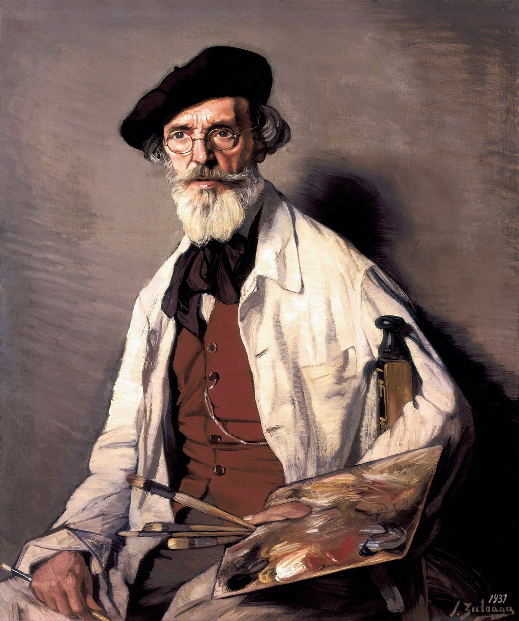 Taidemaalari Pablo Urangan (1861-1934) muotokuva 1937 (öljy kankaalle) tekijältä Ignacio Zuloaga y Zabaleta