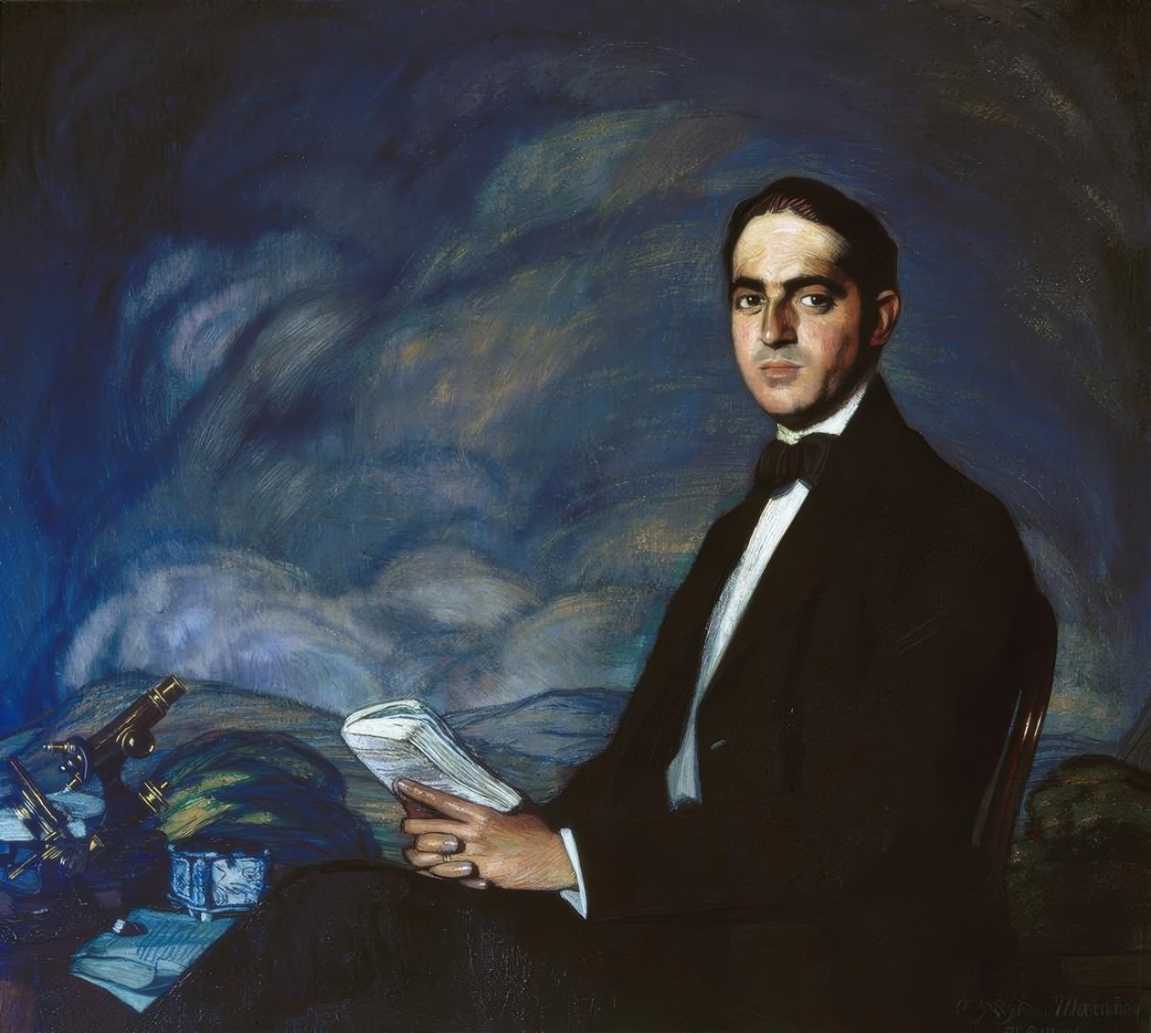 Gregorio Marañónin muotokuva, 1919, Öljy kankaalle tekijältä Ignacio Zuloaga y Zabaleta