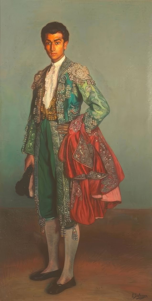 Retrato del Torero Rafael Albaicin tekijältä Ignacio Zuloaga y Zabaleta