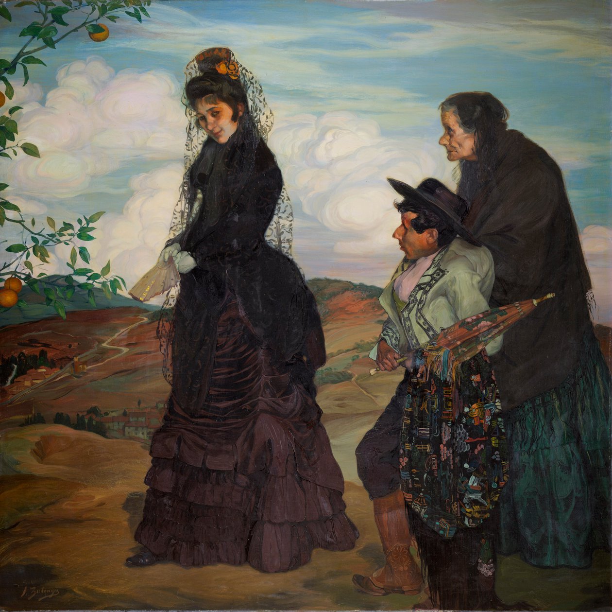 Mustalainen (La gitana) tekijältä Ignacio Zuloaga y Zabaleta