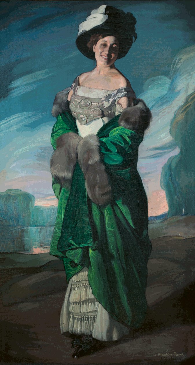 Madeleine Picardin muotokuva, 1909. tekijältä Ignacio Zuloaga y Zabaleto