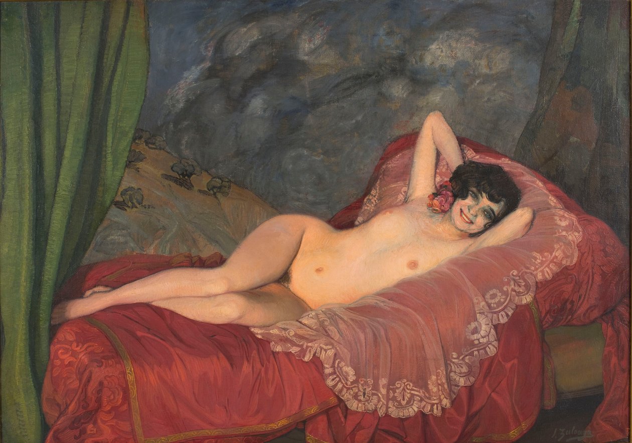 Punainen alaston, 1922. tekijältä Ignacio Zuloaga y Zabaleto
