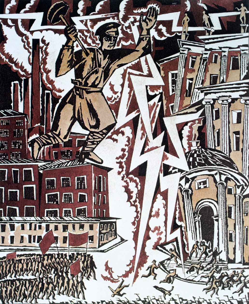 "Punainen salama", 1919. tekijältä Ignaty Nivinsky