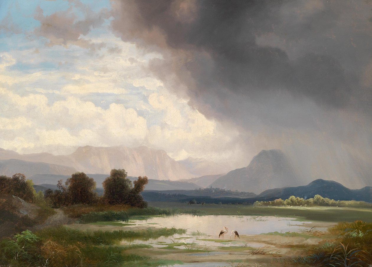 Karawankenlandschaft tekijältä Ignaz Raffalt