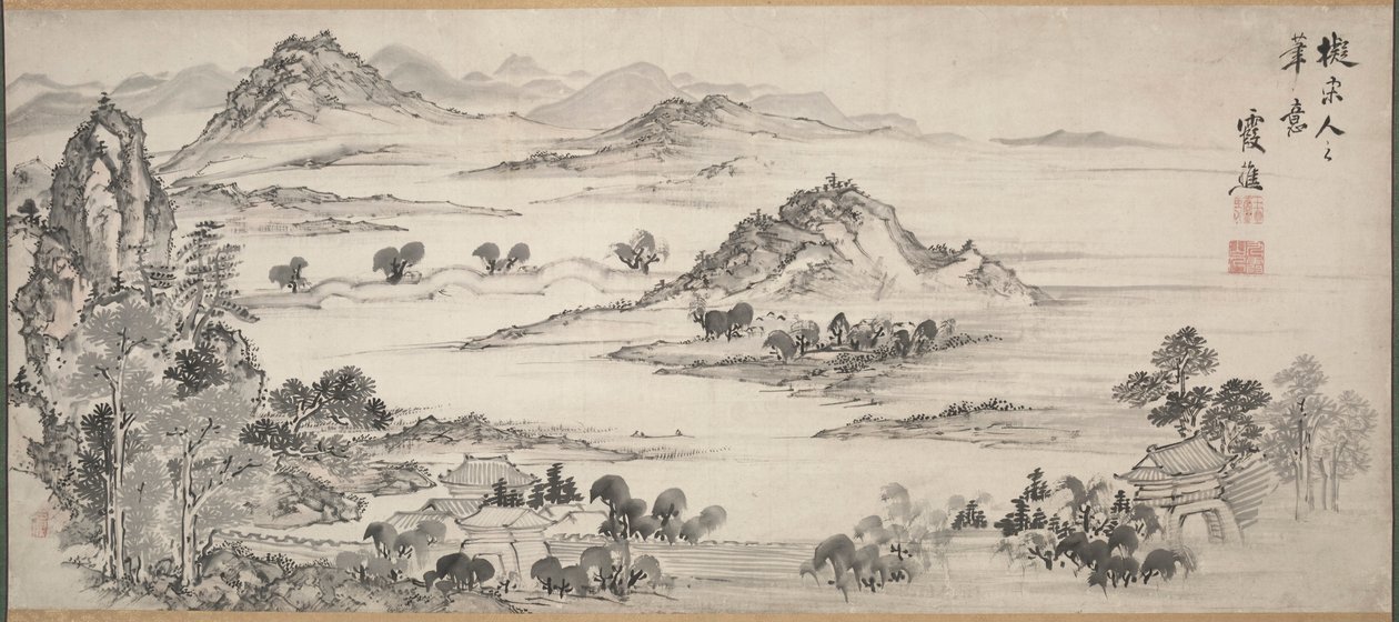 Näkymä West Lakelle, 1700-luku. tekijältä Ike Taiga