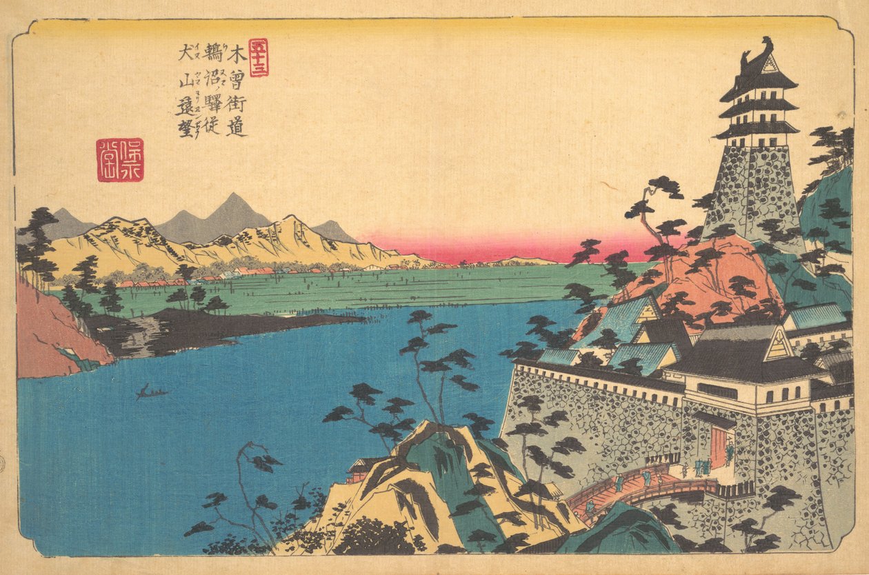 Unuman linna, 1800-luku. tekijältä Ikeda Eisen