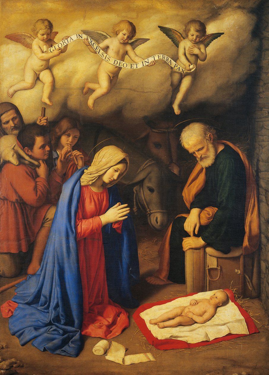 Paimenten palvonta tekijältä Il (1609 85) Sassoferrato