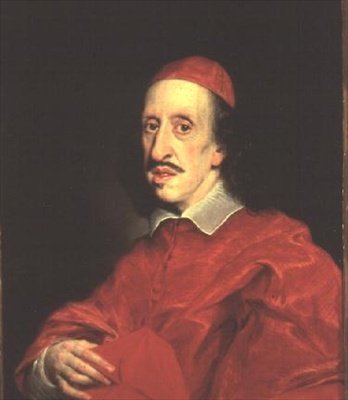 Kardinaali Leopold de Medicin muotokuva, n. 1667 (öljy kankaalle) tekijältä Il  Baciccio