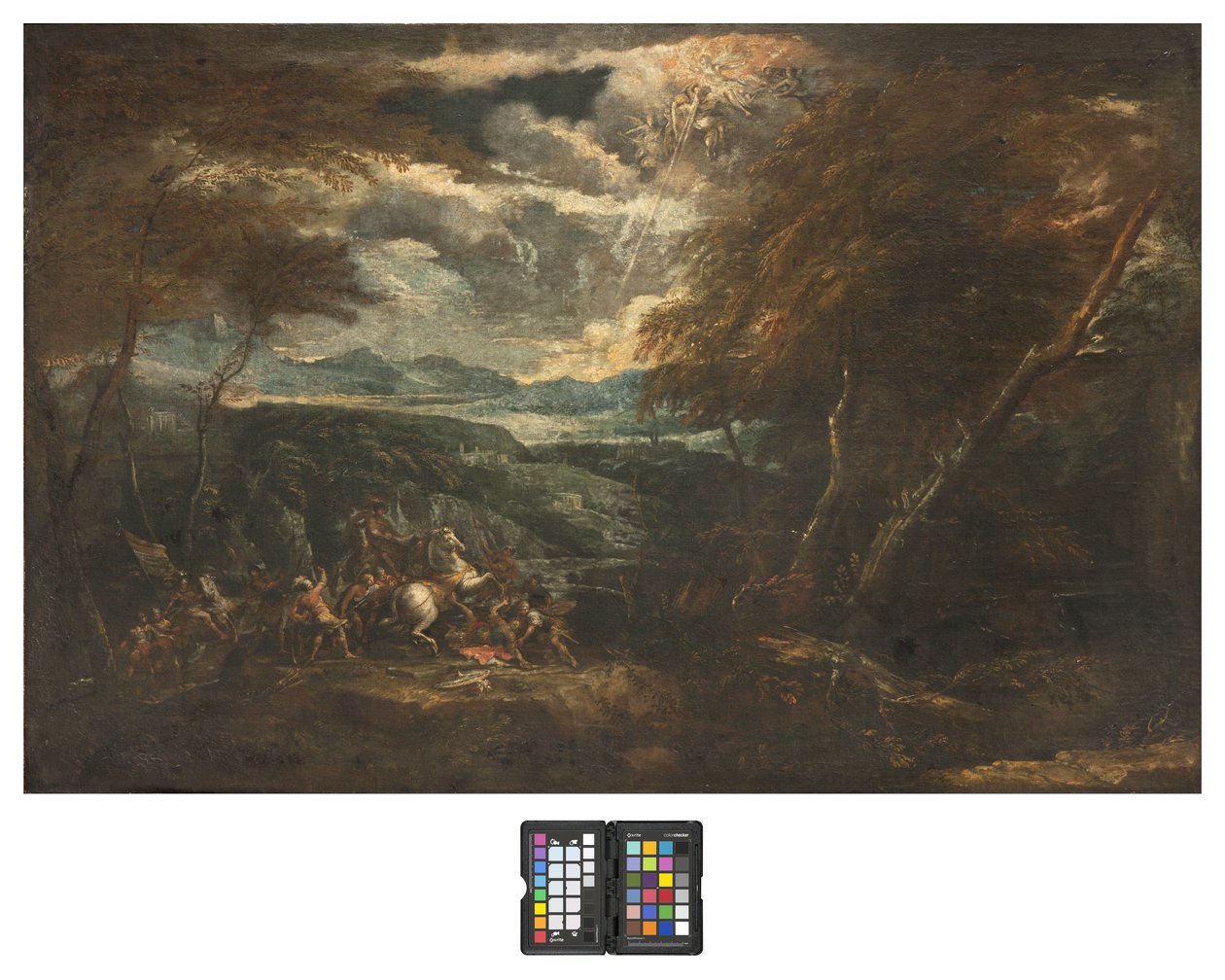 Pyhän Paavalin kääntymys, 1710-20 tekijältä Ilario Giacinto Mercanti