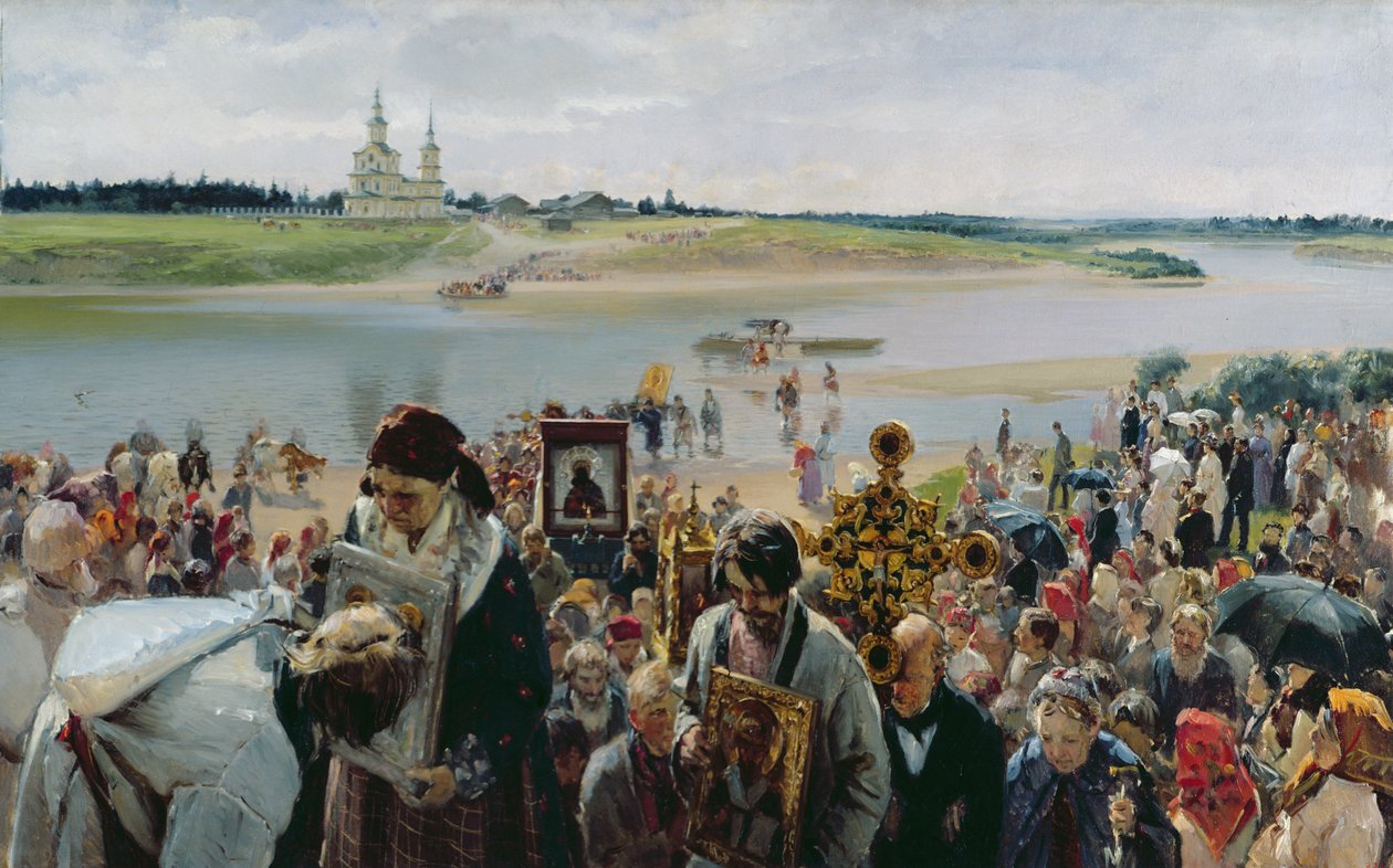 Uskonnollinen kulkue tekijältä Illarion Mikhailovich Pryanishnikov