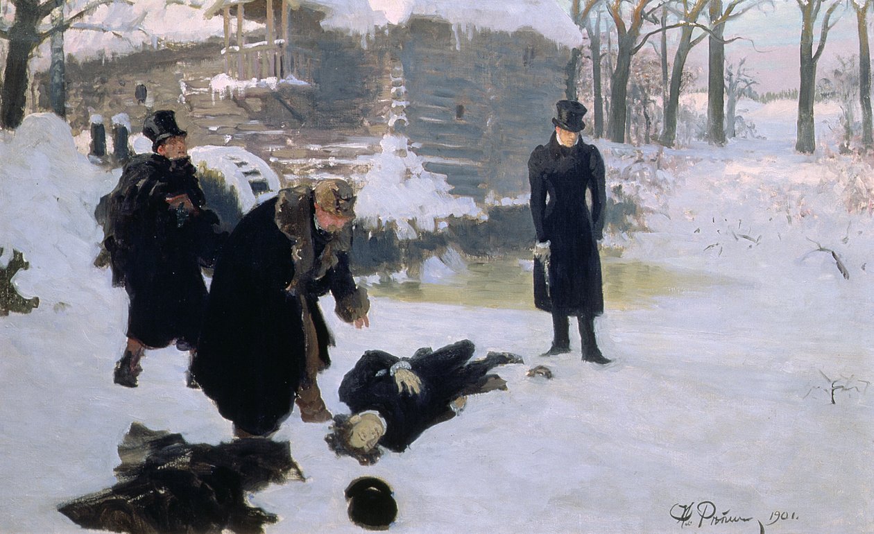 Kaksintaistelu, 1901 tekijältä Ilya Efimovich Repin
