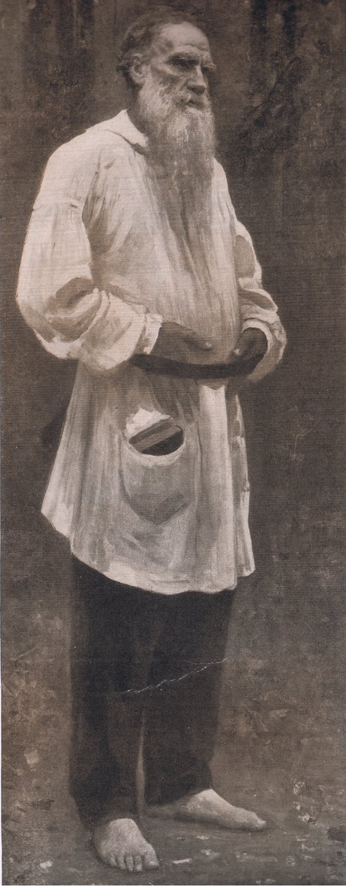 Count Leo Tolstoy, Bibbys Annual, 1916-17 finn tekijältä Ilya Efimovich after Repin