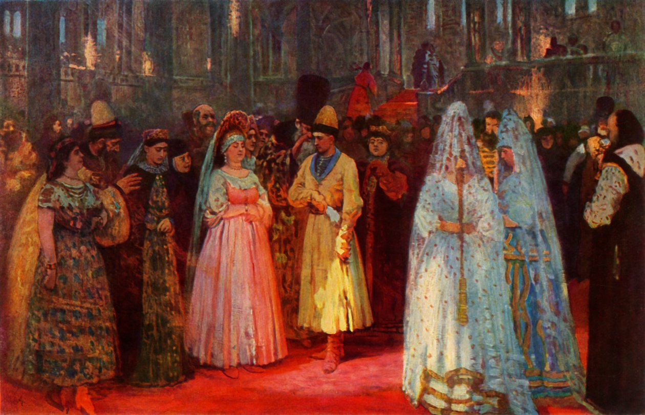 "Tsaarin morsiamen valinta", 1884, 1965. tekijältä Ilya Efimovich Repin
