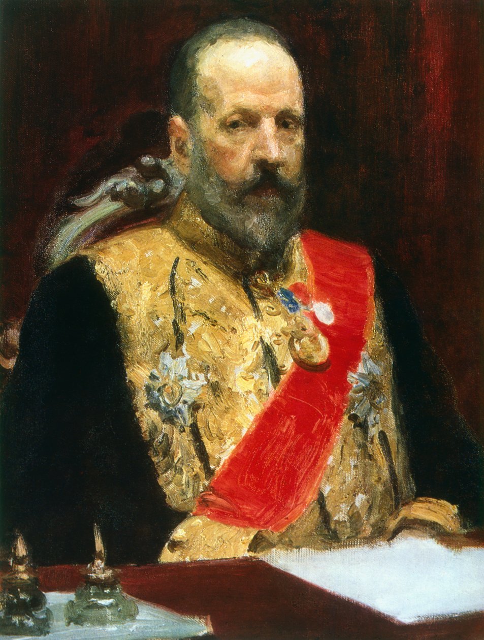 Kreivi Witte, Venäjän valtiomies, 1901-1903 tekijältä Ilya Efimovich Repin