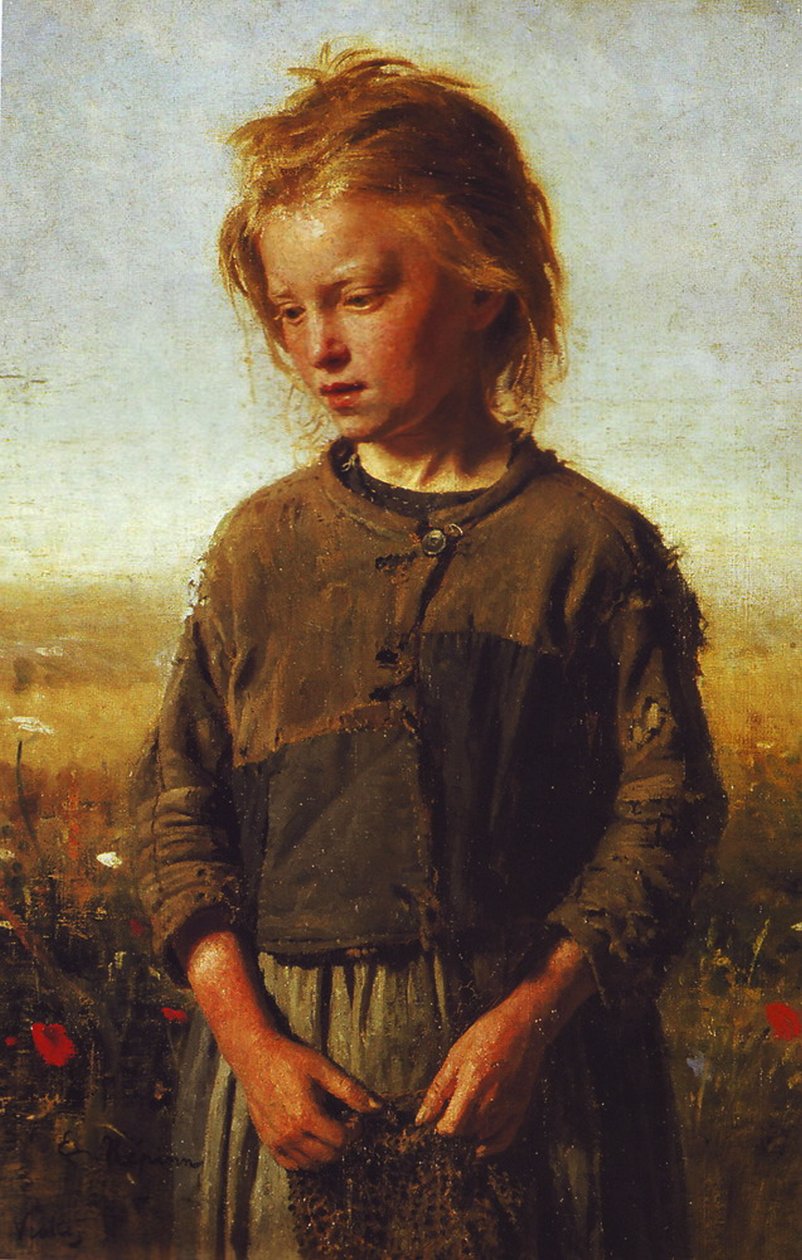 Kalastaja tyttö tekijältä Ilya Efimovich Repin