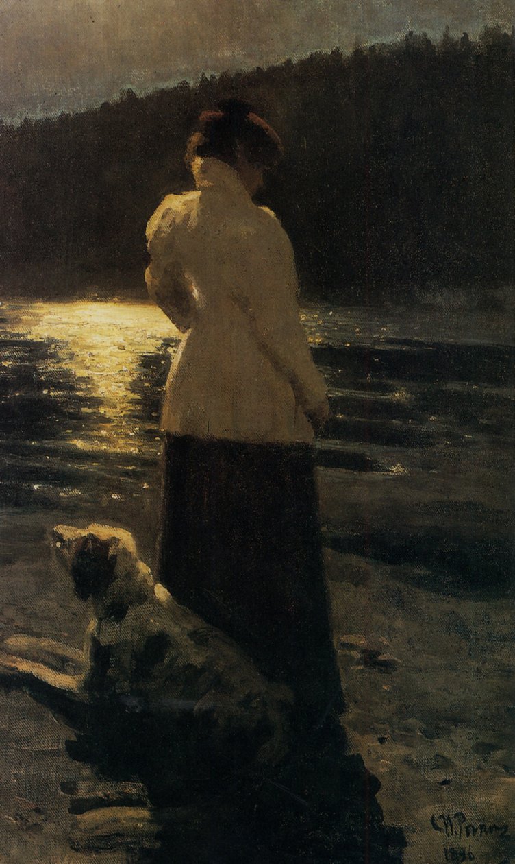 Kuutamoyö, 1896 tekijältä Ilya Efimovich Repin