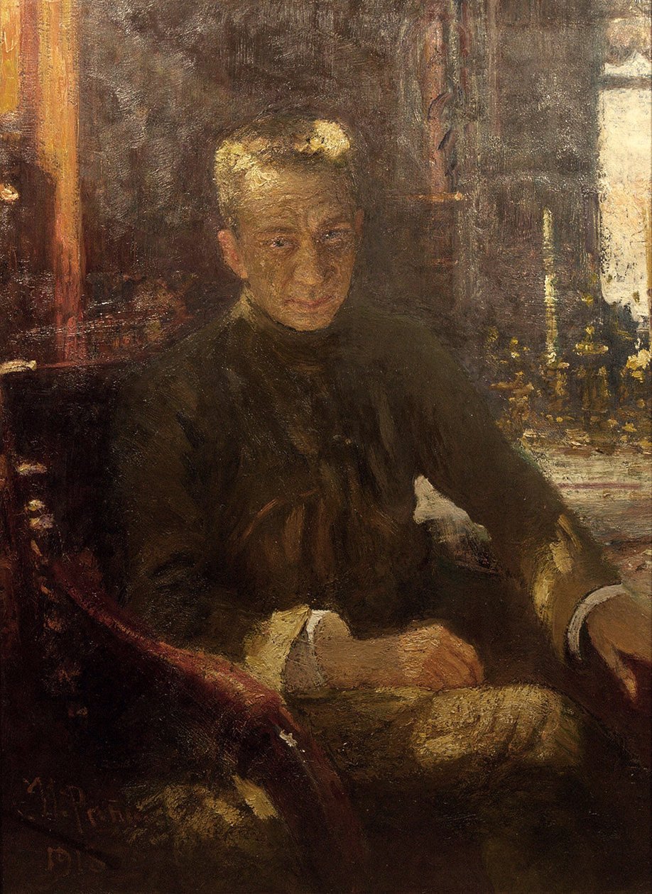 Aleksanteri Kerenskin muotokuva 1881-1970, 1917-1918. tekijältä Ilya Efimovich Repin