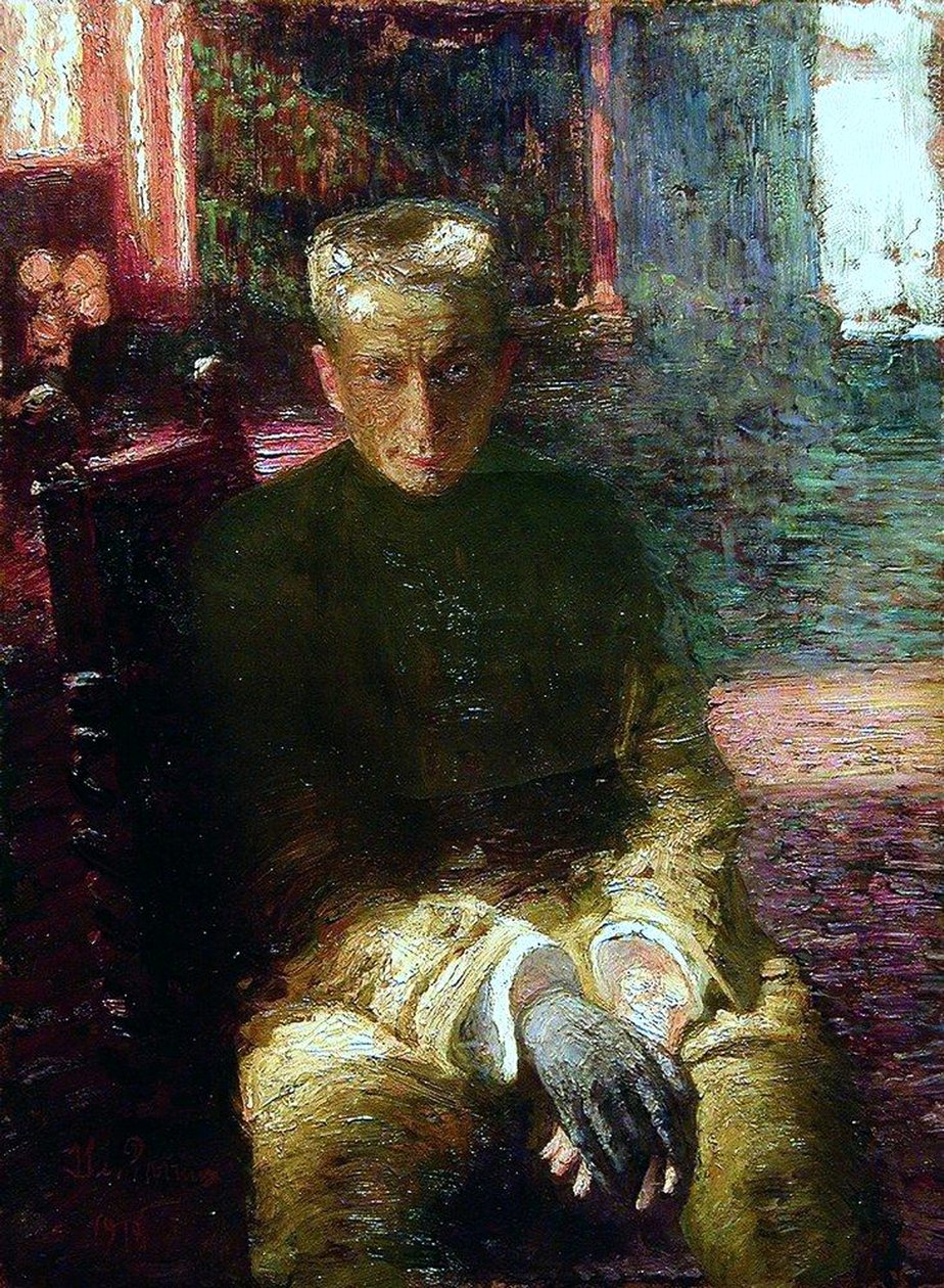 Aleksanteri Kerenskin muotokuva 1881-1970, 1918 tekijältä Ilya Efimovich Repin