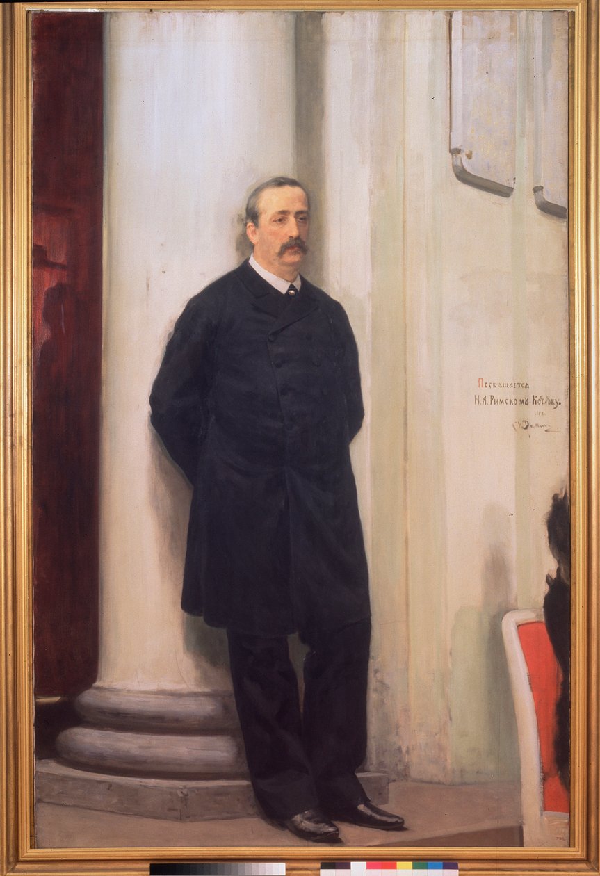 Säveltäjä ja kemisti Alexandre Borodinen (1833-1887) muotokuva tekijältä Ilya Efimovich Repin