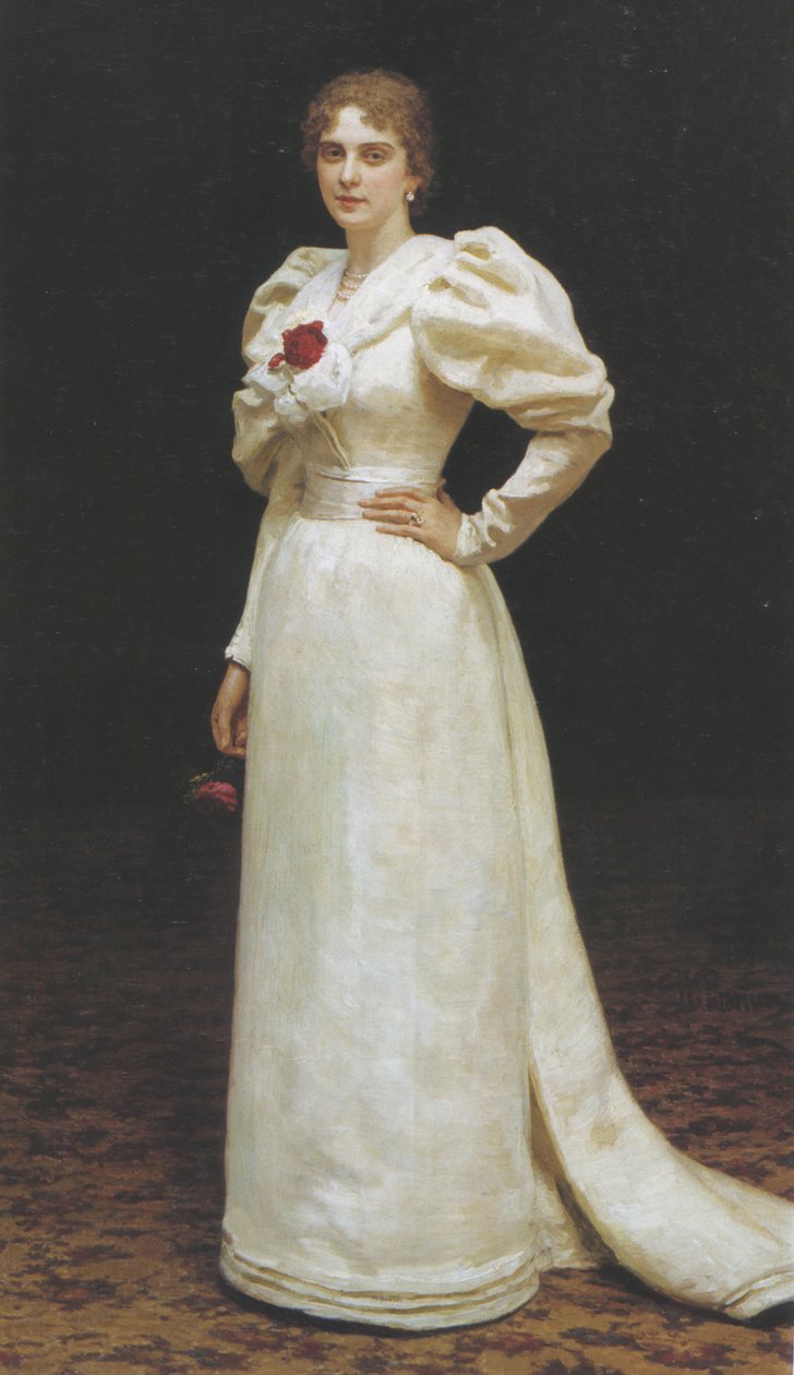 Ljudmila Petrovna Steinheilin muotokuva, 1895 tekijältä Ilya Efimovich Repin
