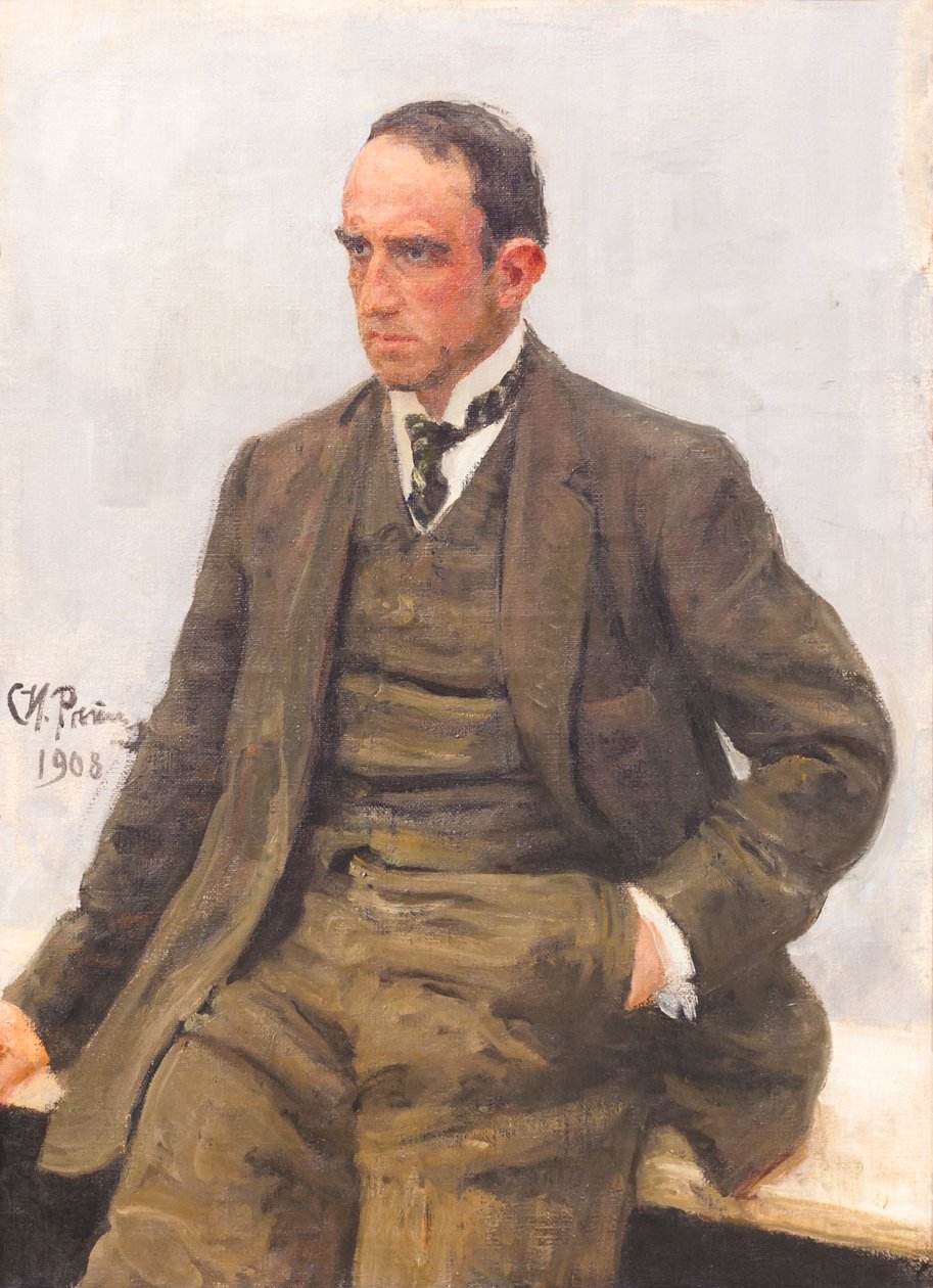 Paolo Troubetzkoyn muotokuva tekijältä Ilya Efimovich Repin