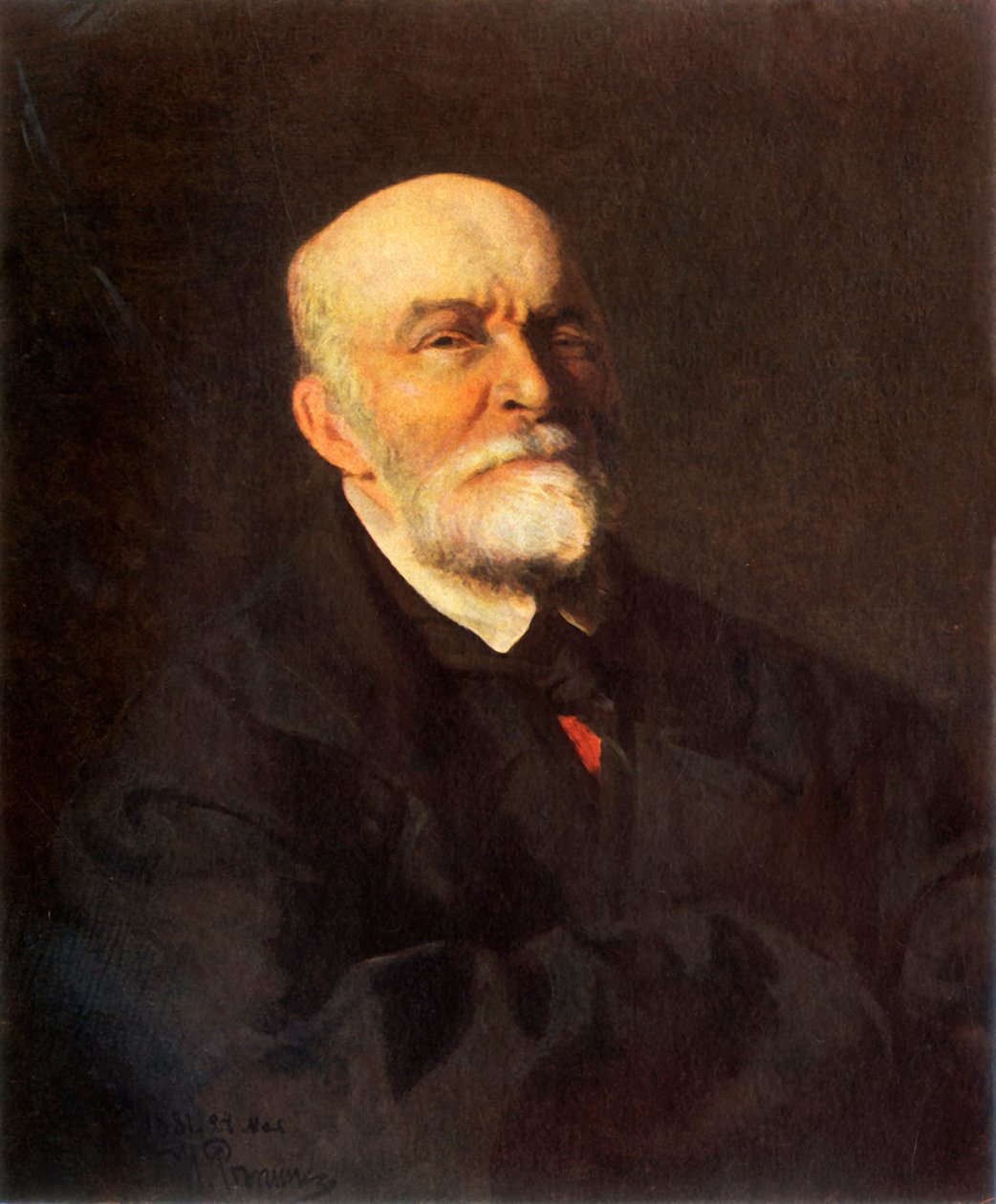 Muotokuva kirurgi Nikolai Ivanovitš Pirogovista, 1881, 1965. tekijältä Ilya Efimovich Repin