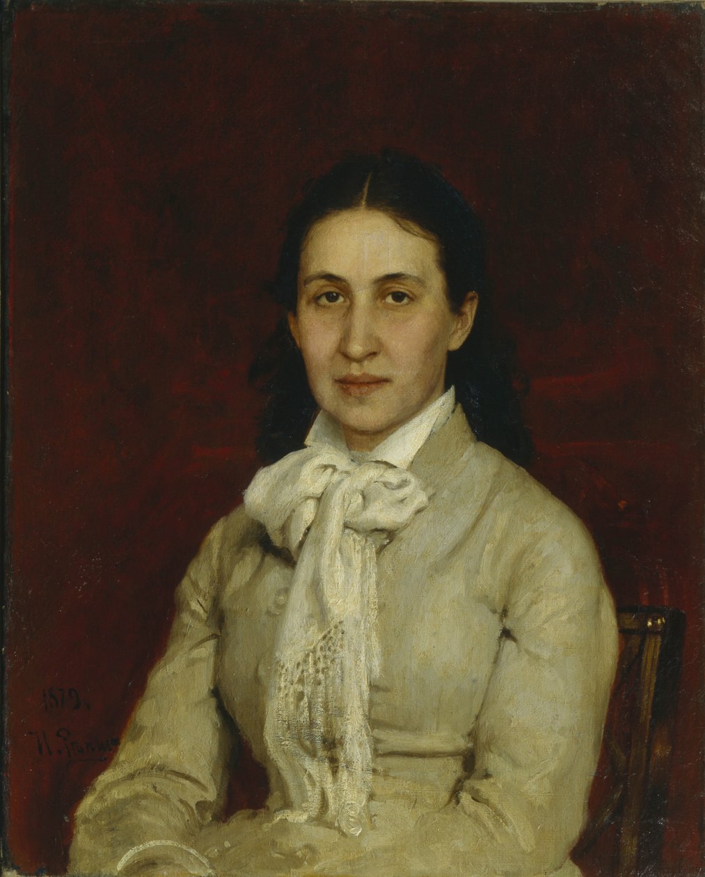 Muotokuva Elizaveta Grigorjevna Mamontovasta 1847-1908, 1878 tekijältä Ilya Efimovich Repin