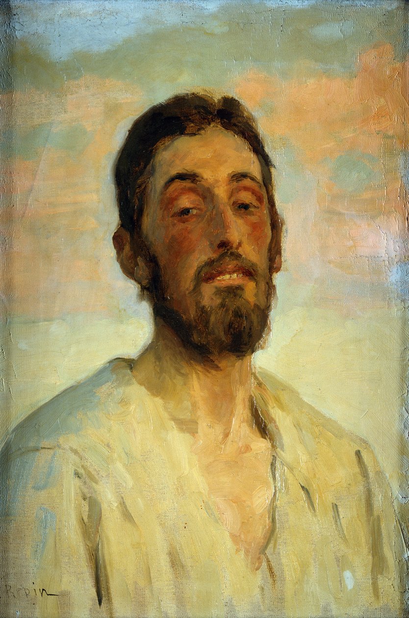 Miehen muotokuva (öljy kankaalle) tekijältä Ilya Efimovich Repin