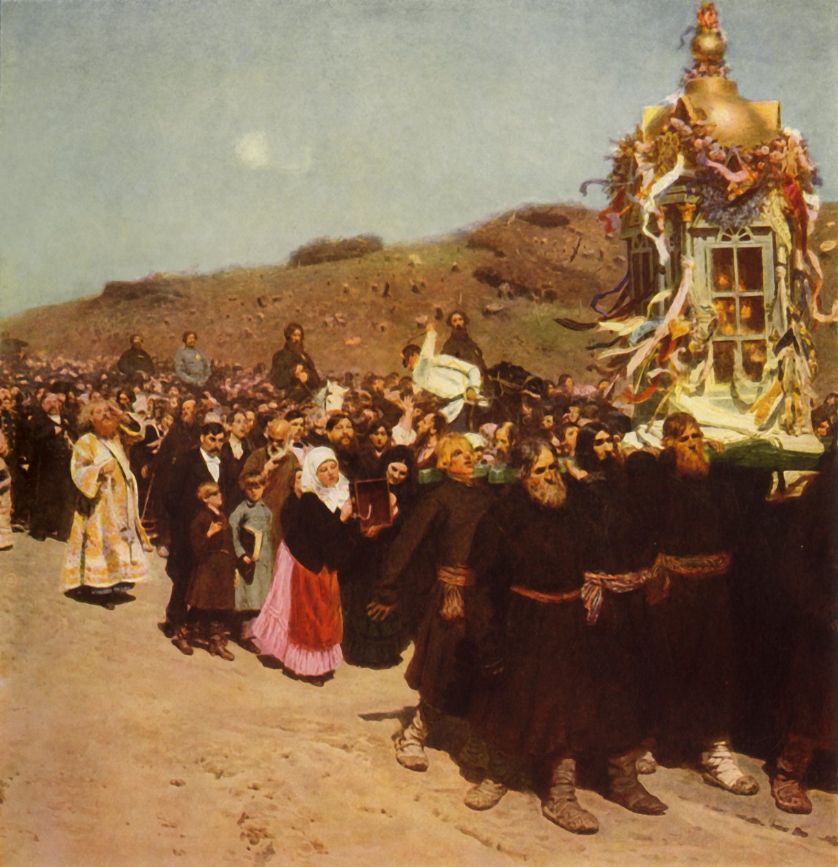 "Procession in the Kursk Gubernia", 1880-1883, tekijältä Ilya Efimovich Repin