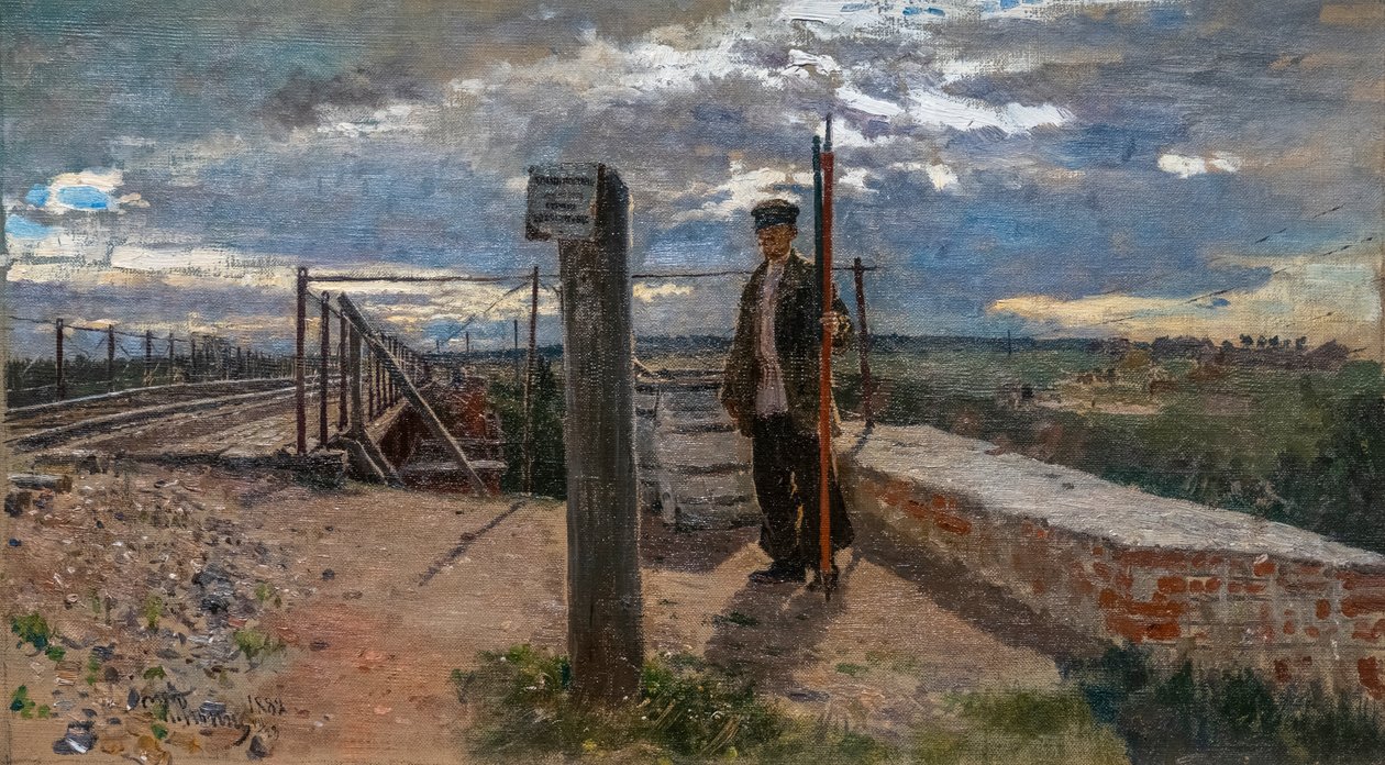 RAUTATIETYMINEN KHOTKOVOSSA tekijältä Ilya Efimovich Repin