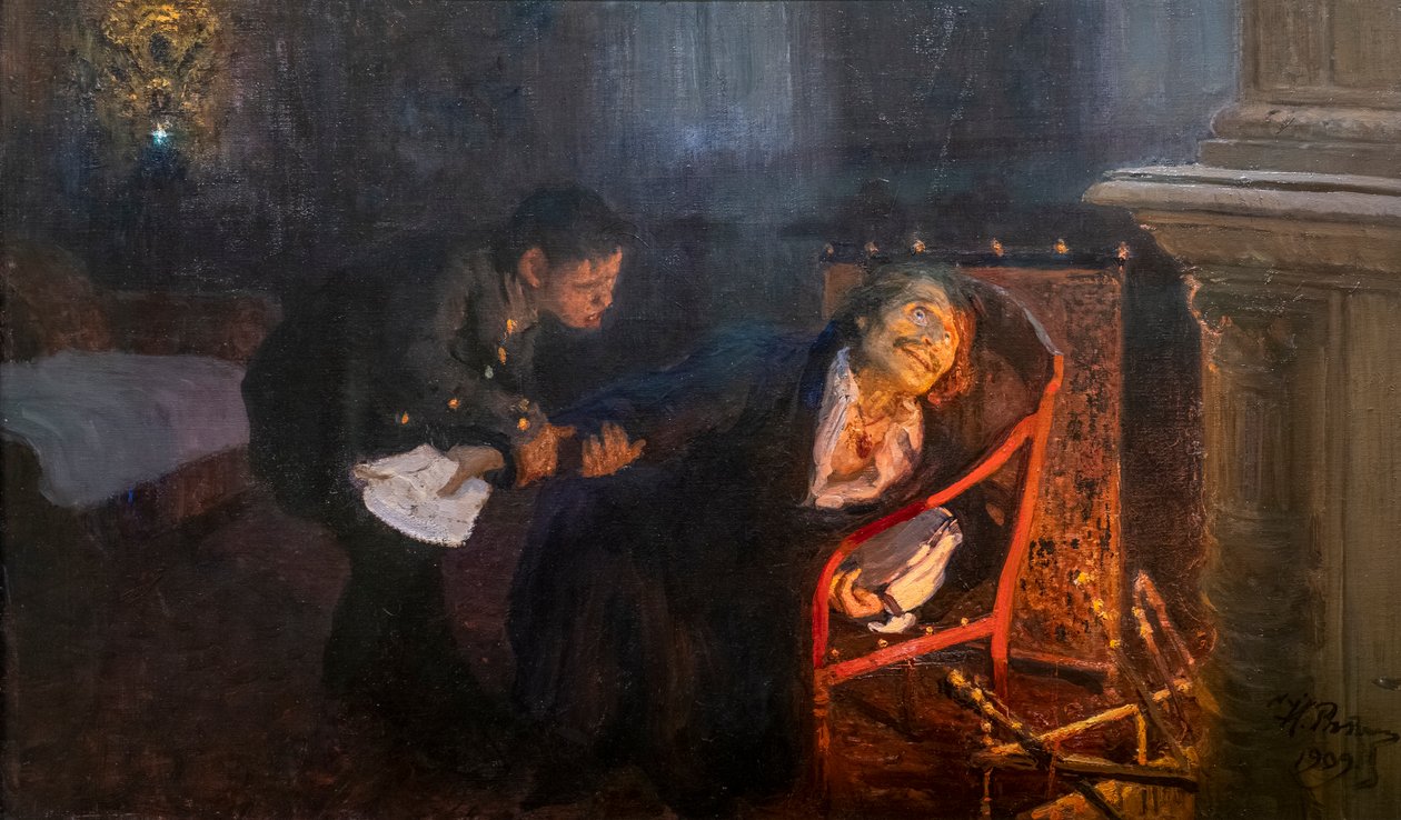 ITSENSYTTYMINEN. GOGOL POLTTAAN KÄSIKIRJOITUSTAAN tekijältä Ilya Efimovich Repin