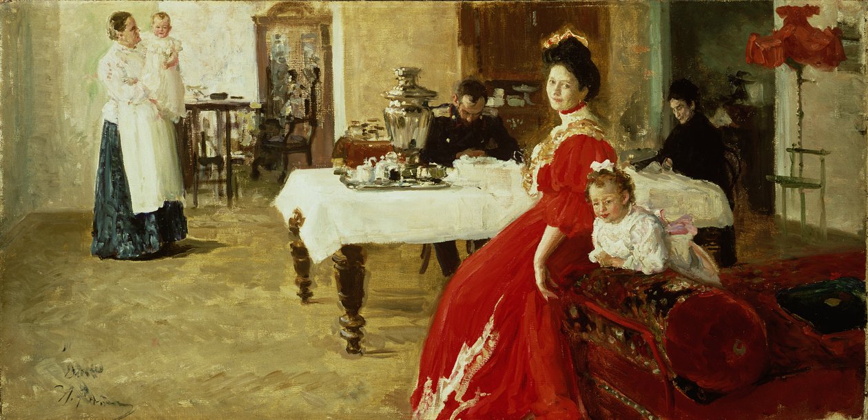 Tutkimus perhekuvasta tekijältä Ilya Efimovich Repin
