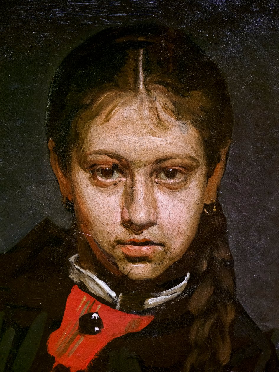 VERA CHEVTSOVA (yksityiskohta) tekijältä Ilya Efimovich Repin