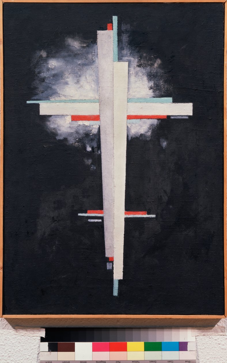Suprematismi - Suprematismi - Ilja Grigorjevitš Chashnikin (Ilia Tchachnik) maalaus (1902-1929), öljy kankaalle tekijältä Ilya Grigorevich Chashnik