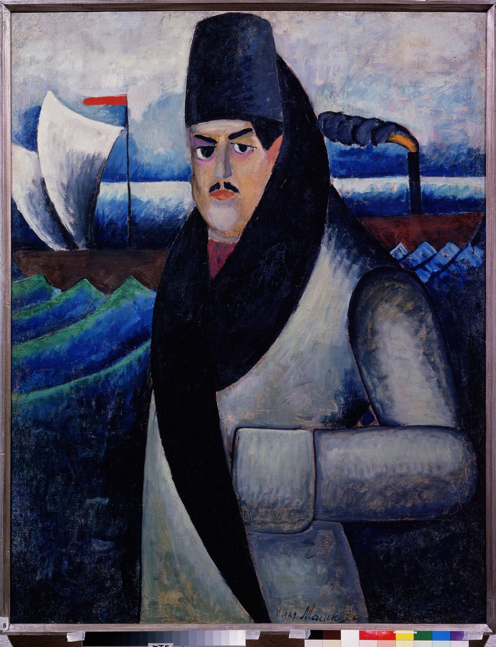 Omakuva. Peinture de Ilja Ivanovich Mashkov (Ilja Machkov, Matchkov) (1881-1944), huile herra toile tekijältä Ilya Ivanovich Mashkov