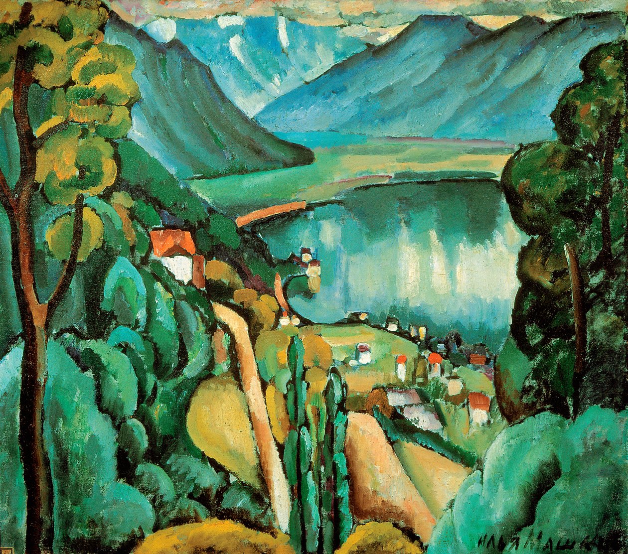 Genevejärvi, 1914. tekijältä Il