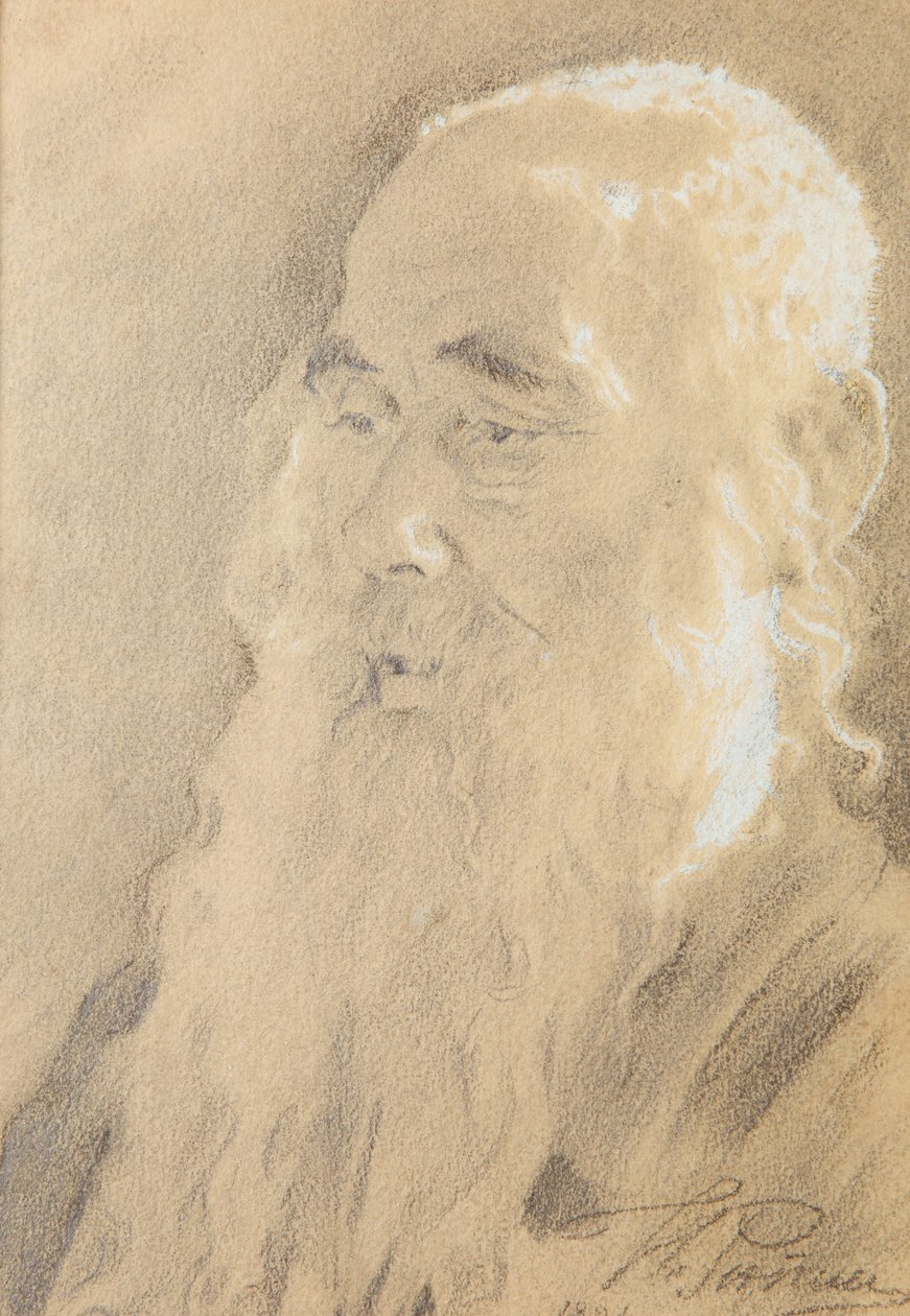 Leo Tolstoi. Yasnaya Polyana, 1891. tekijältä Ilya Efimovich Repin