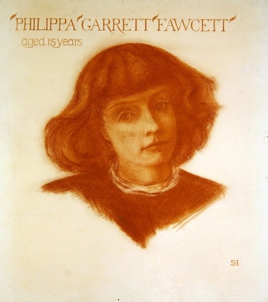 Muotokuva Philippa Garrett Fawcettista 15-vuotiaana tekijältä Image Selwyn