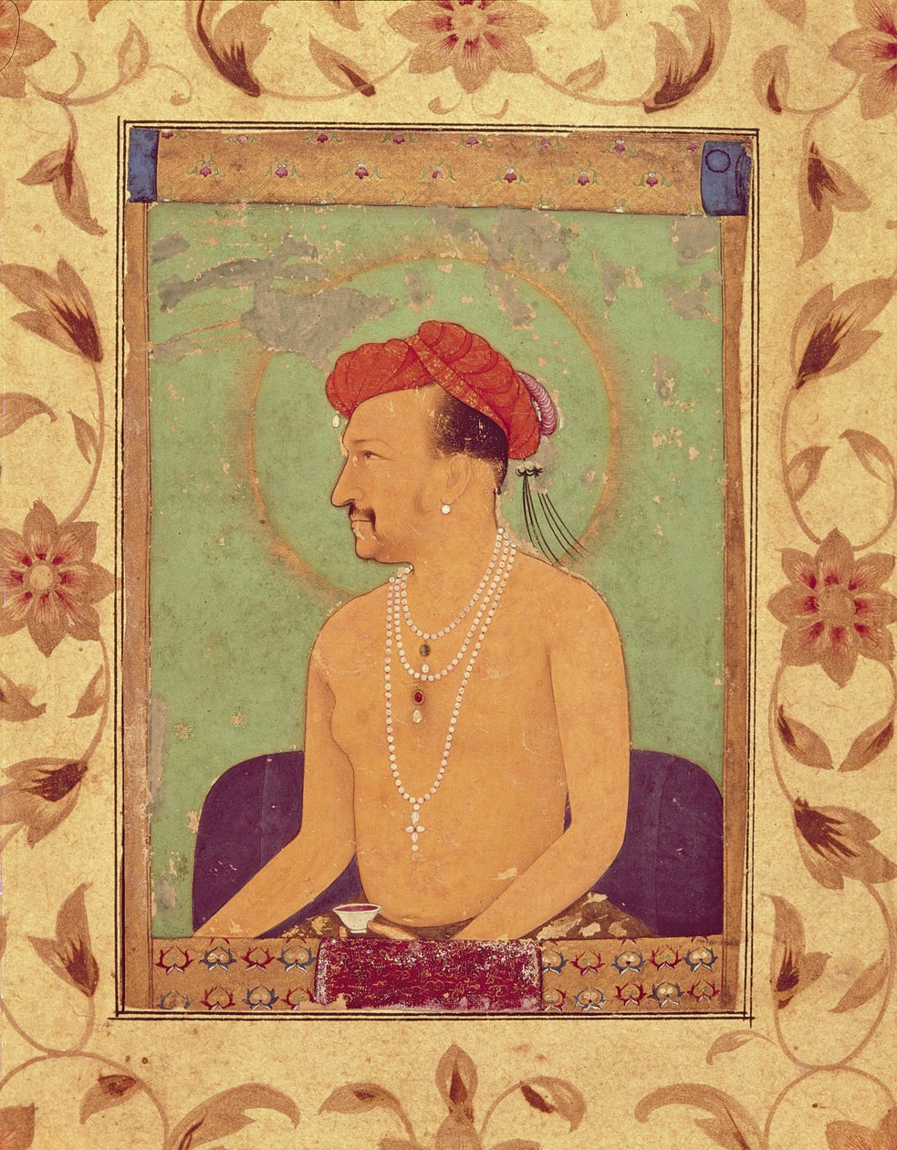 Keisari Jahangir (1569-1627) tekijältä Indian School