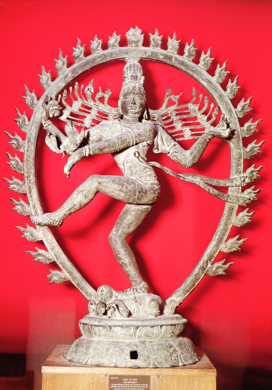 Shiva Nataraja, dravidi (pronssi) (katso myös 173178) tekijältä Indian School