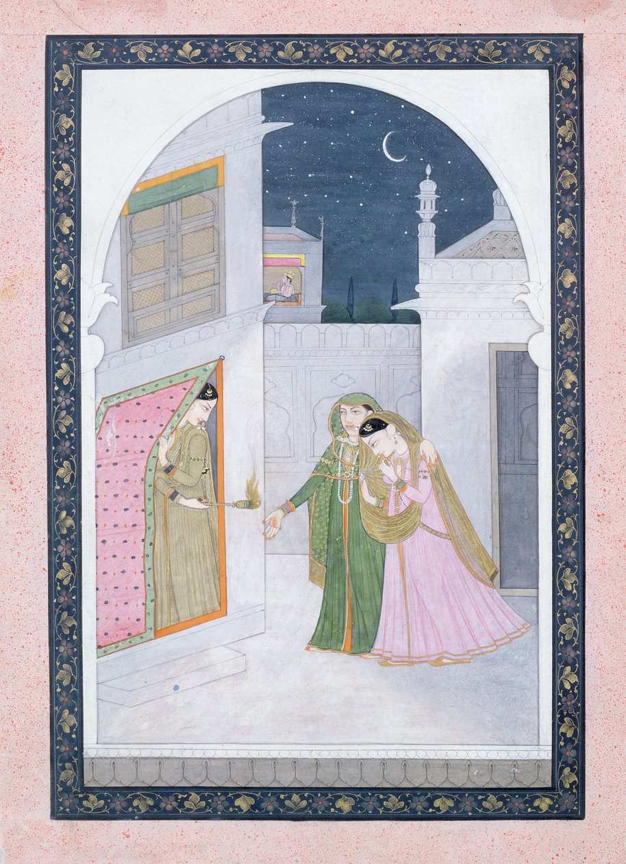 Arka morsian, Kangra, noin 1820. tekijältä Indian School