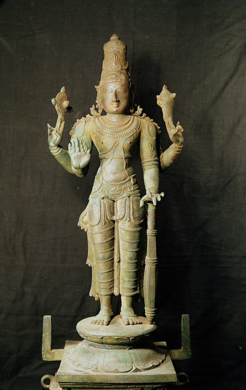 Vishnu, myöhäinen Chola tekijältä Indian School