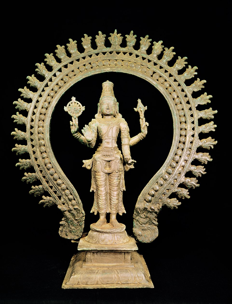 Vishnu, myöhäinen chola (pronssi) tekijältä Indian School