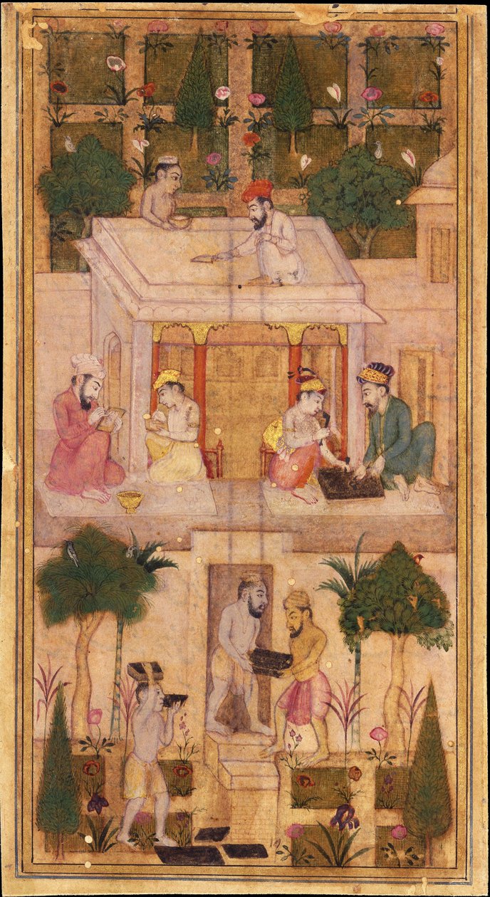 Kirjojen tekeminen puutarhassa tekijältä Indian Art